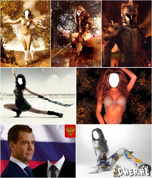 Костюмы для фотомонтажа