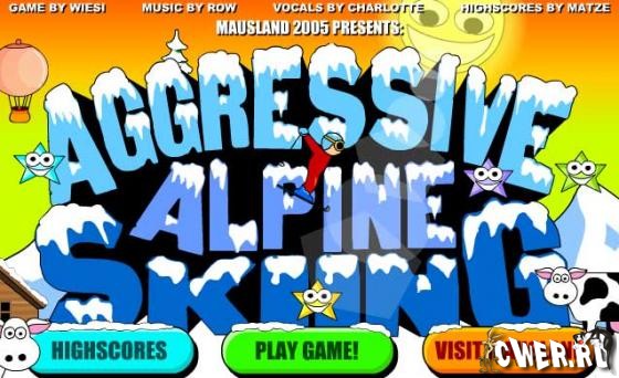 Aggressive Alpine Skiing