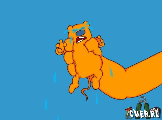 Gerbil in a Kung Fu Grip