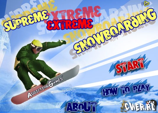 Supreme extreme snowboarding
