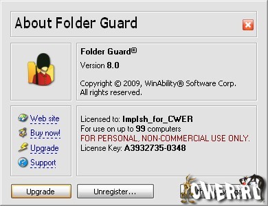 Folder Guard Professional Edition v8.0