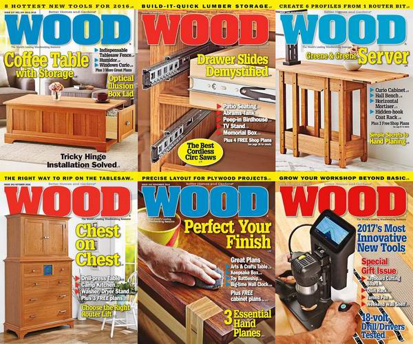 Wood Magazine №237-244 Подшивка 2016 Архив 2016