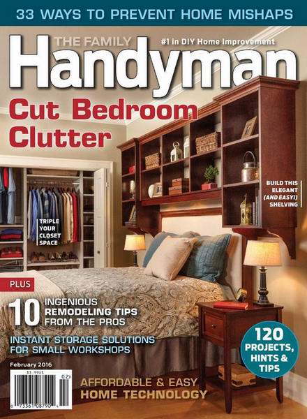 The Family Handyman №2 №565 февраль February 2016