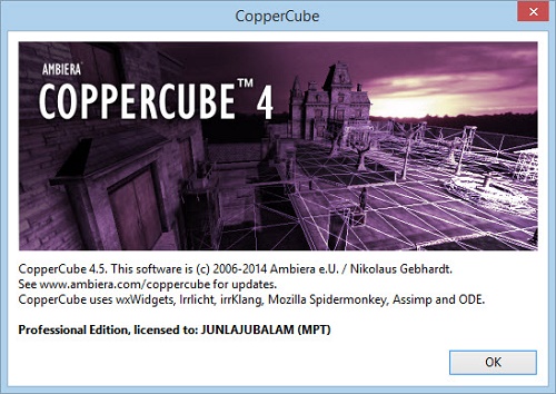 CopperCube 4.5 Professional Edition