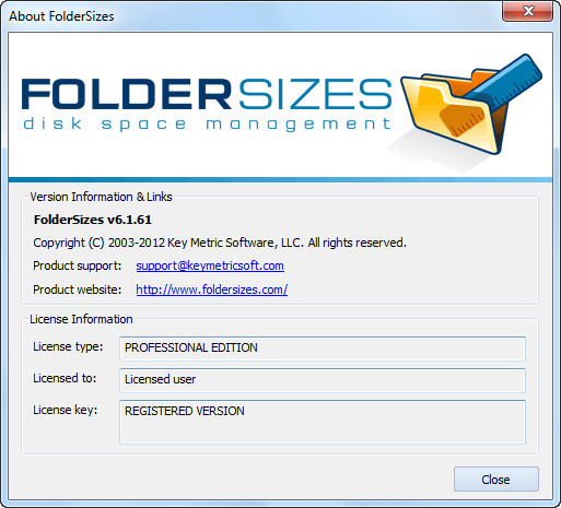 FolderSizes Professional Edition