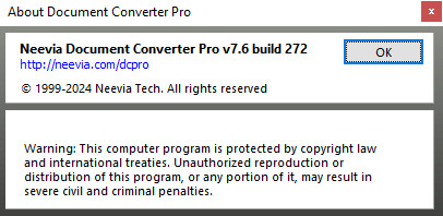 Neevia Document Converter Pro