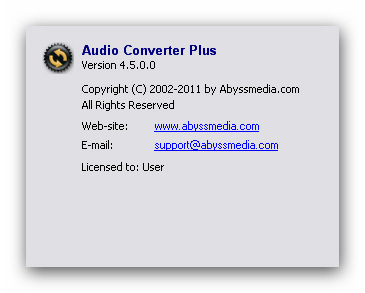 Abyssmedia Audio Converter Plus 4.5.0.0