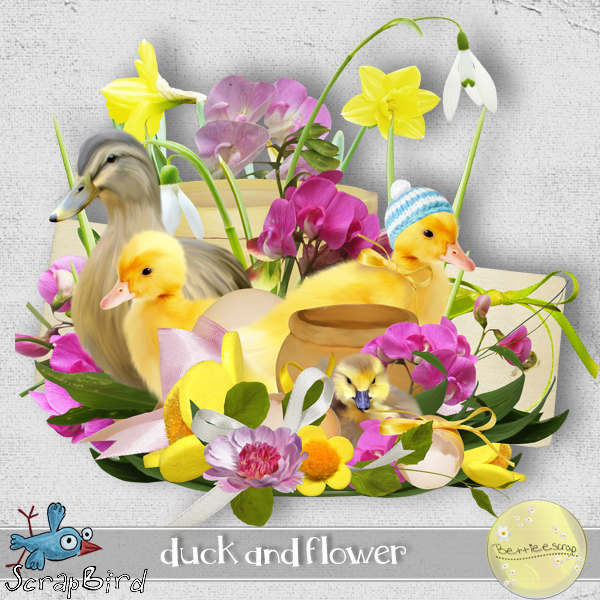 Duck and Flower (Cwer.ws)