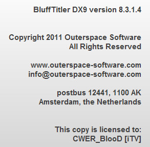 BluffTitler DX9 iTV