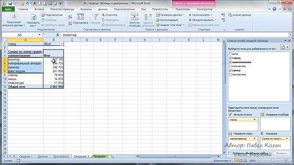 Познай на 100% Microsoft Excel3