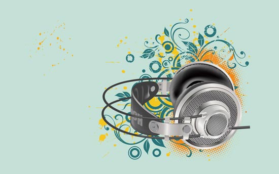 Colorful Vector Art Music Wallpapers