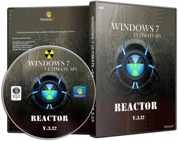 Windows 7 Ultimate SP1 x64 Reactor 3.12