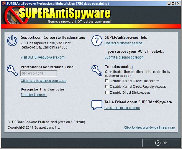 SUPERAntiSpyware Professional 6.0.1200 Final 
