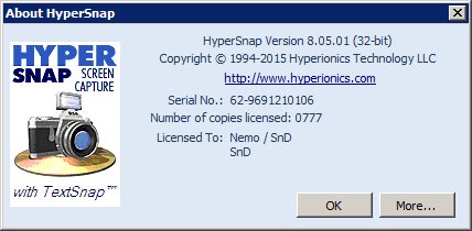 HyperSnap 8.05.01