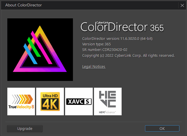 CyberLink ColorDirector Ultra 11.6.3020.0