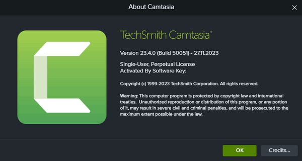 Techsmith Camtasia 2023 v23.4.0 Build 50051