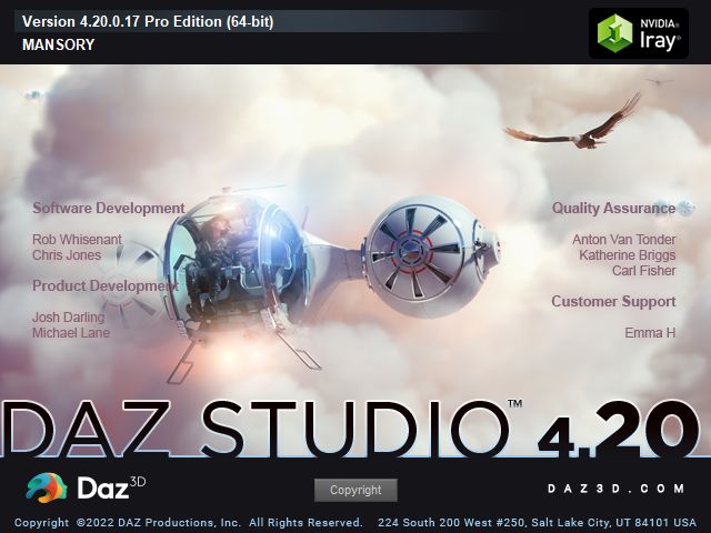 DAZ Studio Professional 4.20.0.17