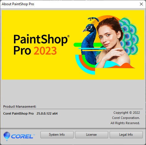 Corel PaintShop Pro 2023 v25.0.0.122
