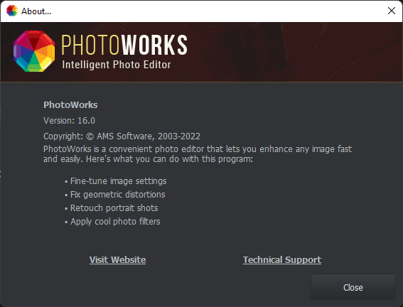 PhotoWorks 16.0