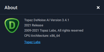 Topaz DeNoise AI 3.4.1