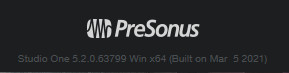 PreSonus Studio One Professional 5.2.0