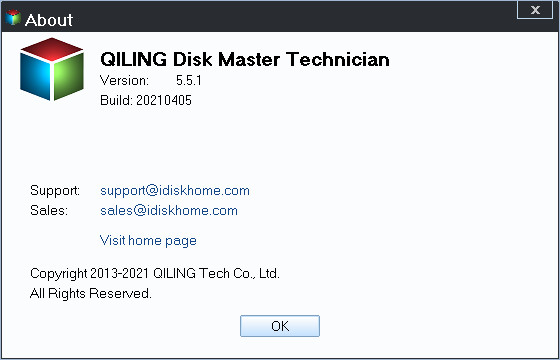 QILING Disk Master Technician 5.5.1 Build 20210405