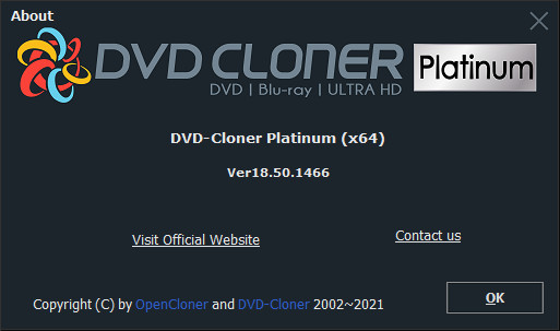 DVD-Cloner Platinum 2021 18.50.1466