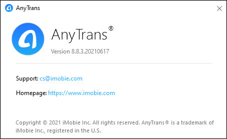 AnyTrans for iOS 8.8.3.20210617