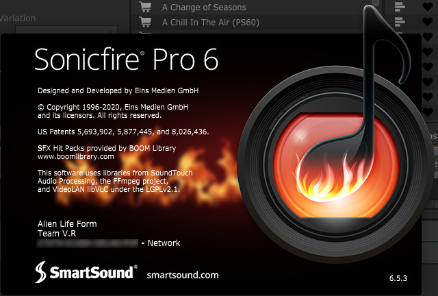 SmartSound SonicFire Pro 6.5.3