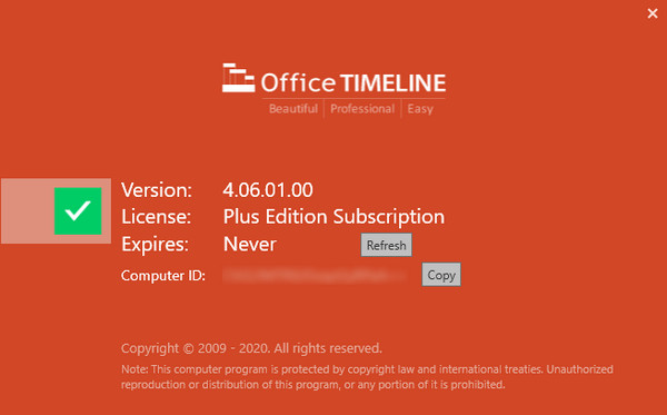 Office Timeline Plus / Pro Edition 4.06.01.00