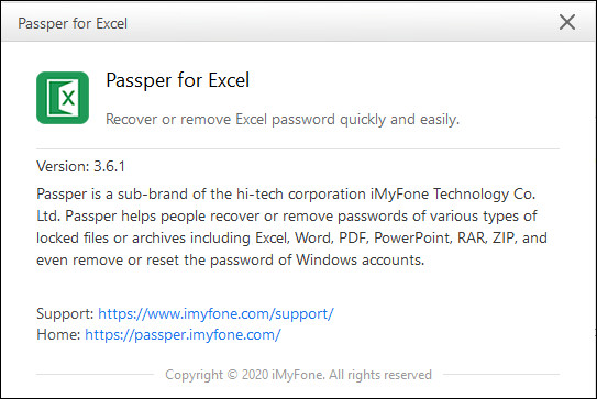 Passper for Excel 3.6.1.2 + Portable