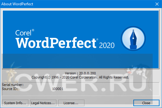 Corel WordPerfect Office Professional 2020 v20.0.0.200