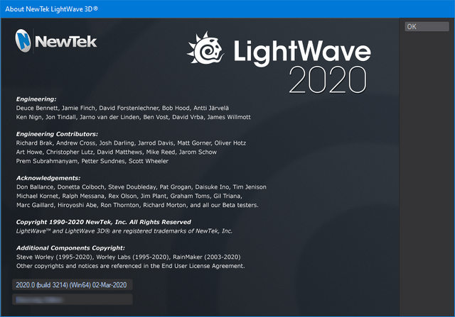 NewTek LightWave 3D 2020.0 Build 3214
