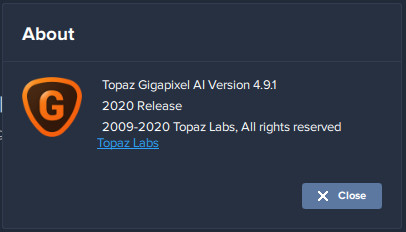 Topaz Gigapixel AI 4.9.1