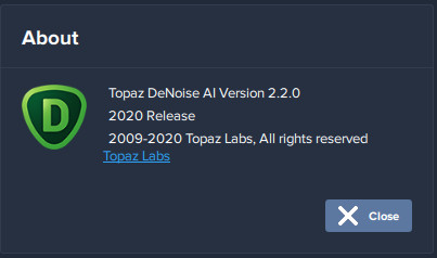 Topaz DeNoise AI 2.2.0