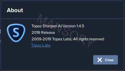 Topaz Sharpen AI 1.4.5