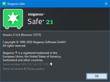 Steganos Safe 21.0.4 Revision 12573