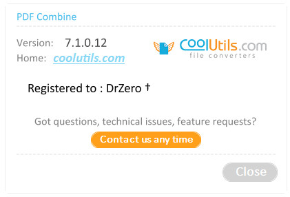 CoolUtils PDF Combine 7.1.0.12
