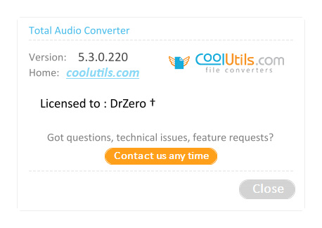 CoolUtils Total Audio Converter 5.3.0.220