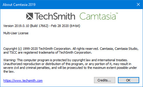 TechSmith Camtasia 2019.0.10 Build 17662