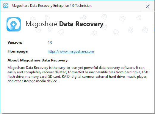 Magoshare Data Recovery Enterprise 4.0 Technician / AdvancedPE