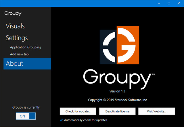 Stardock Groupy 1.30