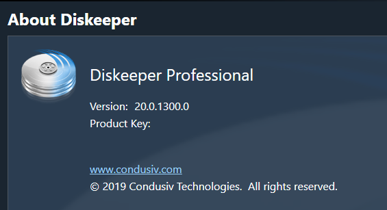 Condusiv Diskeeper 18 Professional  / Server 20.0.1300