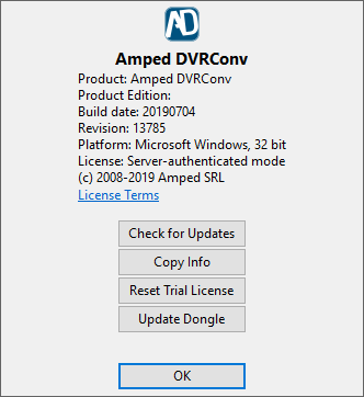 Amped DVRConv 2019 Build 13785