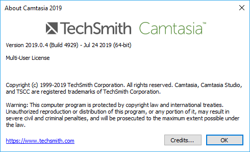 TechSmith Camtasia 2019.0.4 Build 4929