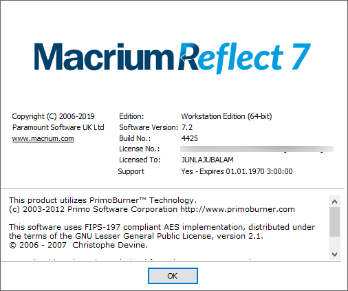 Macrium Reflect 7.2.4425 Workstation