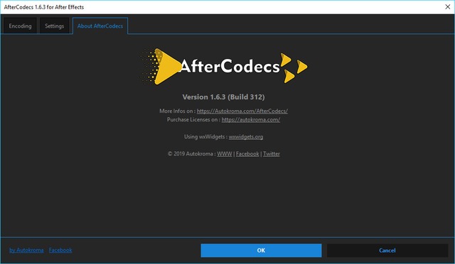 Autokroma AfterCodecs 1.6.3