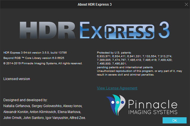 Pinnacle Imaging HDR Express 3.5.0 Build 13786