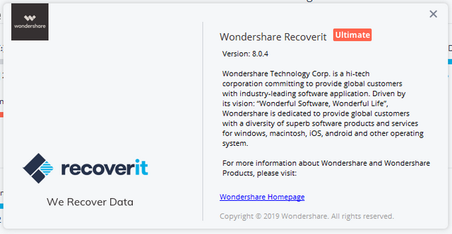 Wondershare Recoverit Ultimate 8.0.4.3