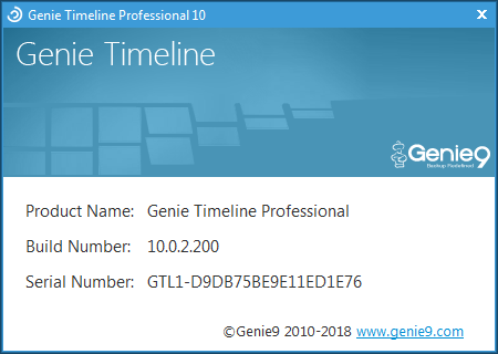 Genie Timeline Pro 2018 10.0.2.200